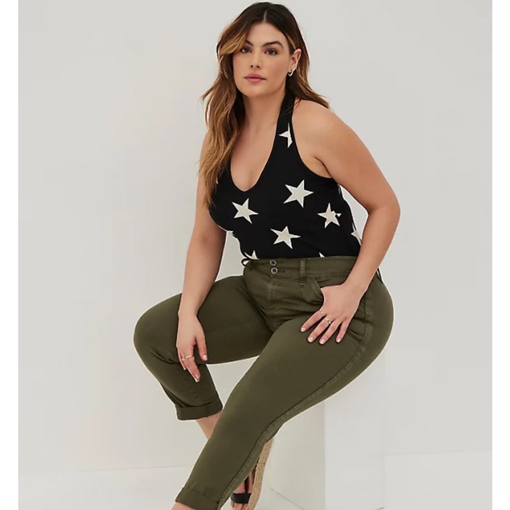 Foxy V Neck Star Halter Top